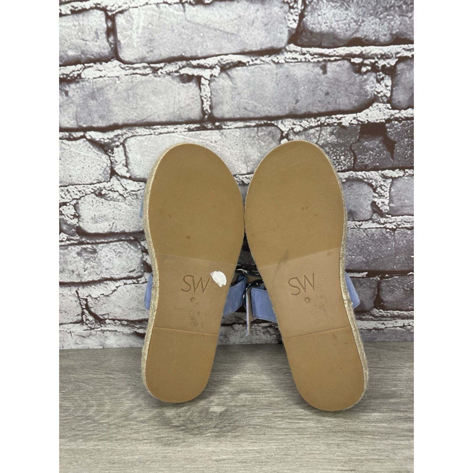 Stuart Weitzman Stuart Weitzman Periwinkle Blue Suede Leather Espadrille San Size US 6 / IT 36 - 23 Thumbnail