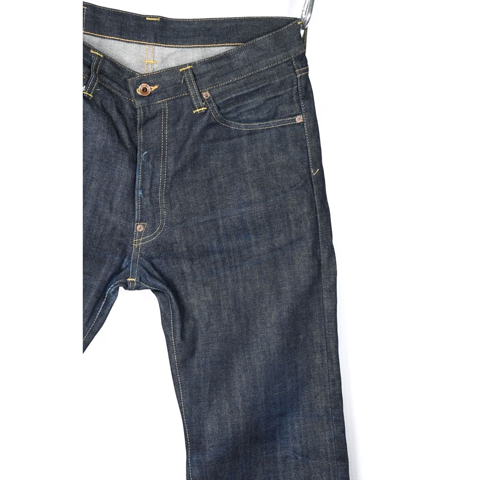 Edwin EDWIN Nashville 865B 14oz Selvage Japanese Denim Jeans Men W32 L34 Blue Cotton Retro 90s (Vintage?) Size US 32 / EU 48 - 5 Thumbnail