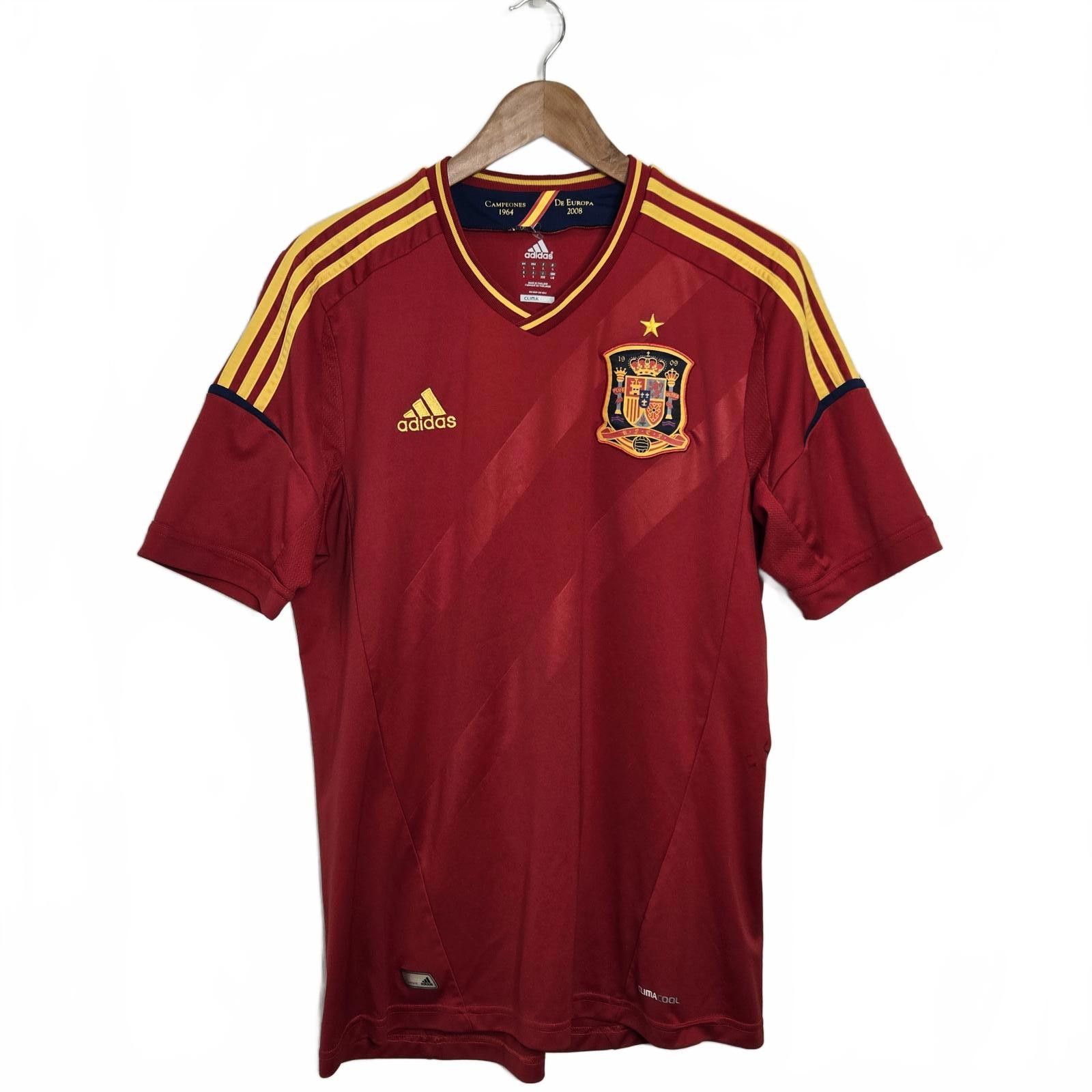 Adidas Adidas Spain 2012 Home Football Jersey Size US L / EU 52-54 / 3 - 1 Thumbnail