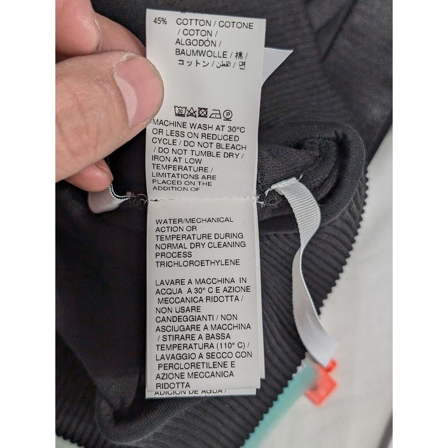 Off-White o1rshd1 Knit Tape Track Jacket in Black Size US XL / EU 56 / 4 - 15 Thumbnail