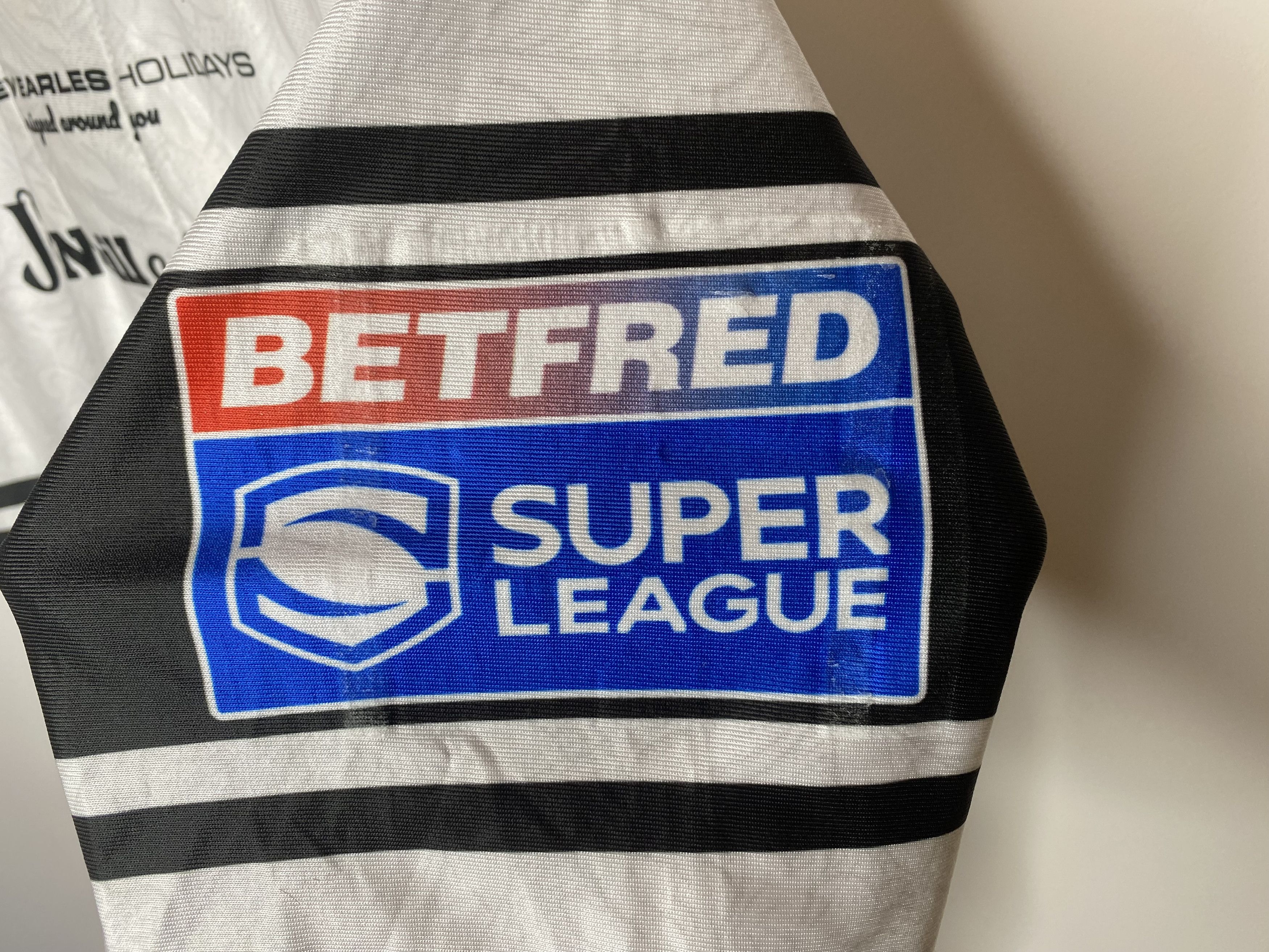 Nike SAO #13 HULL FC 2020 HOME RUGBY MATCH ISSUE SHIRT JERSEY Size US L / EU 52-54 / 3 - 5 Thumbnail