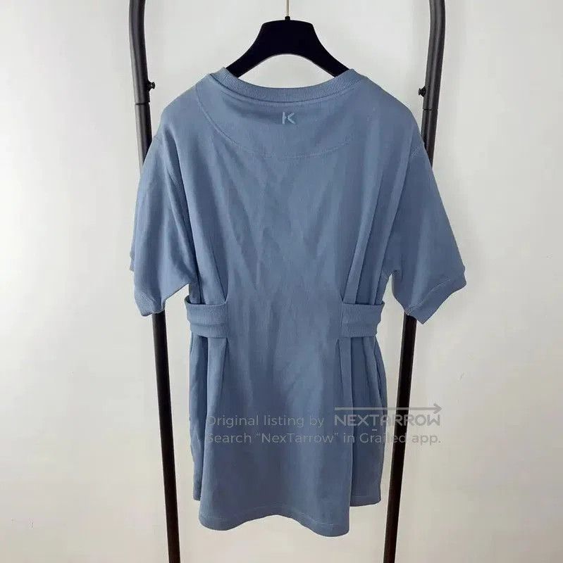 Kenzo KENZO Light Blue Cotton Dress for Women . Size M / US 6-8 / IT 42-44 - 2 Thumbnail