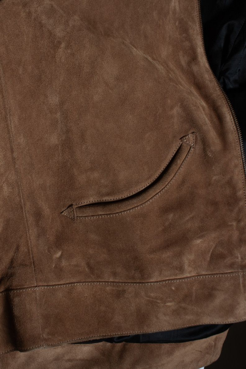 Saint Laurent Paris Saint Laurent, Suede western jacket in cognac Size US M / EU 48-50 / 2 - 6 Thumbnail
