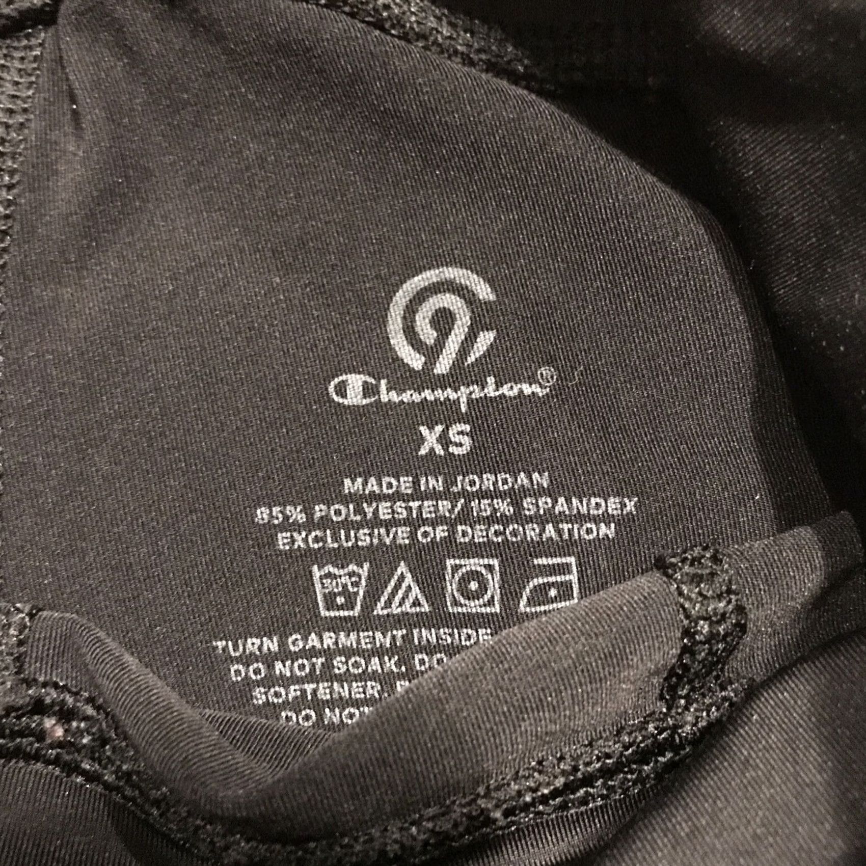 Champion C9 by Champion Women XS Capri Leggings Black Polyester Blend Stretch Capris Activewear Pants Skinny Inseam 19” Sportswear Size 26" / US 2 / IT 38 - 2 Thumbnail