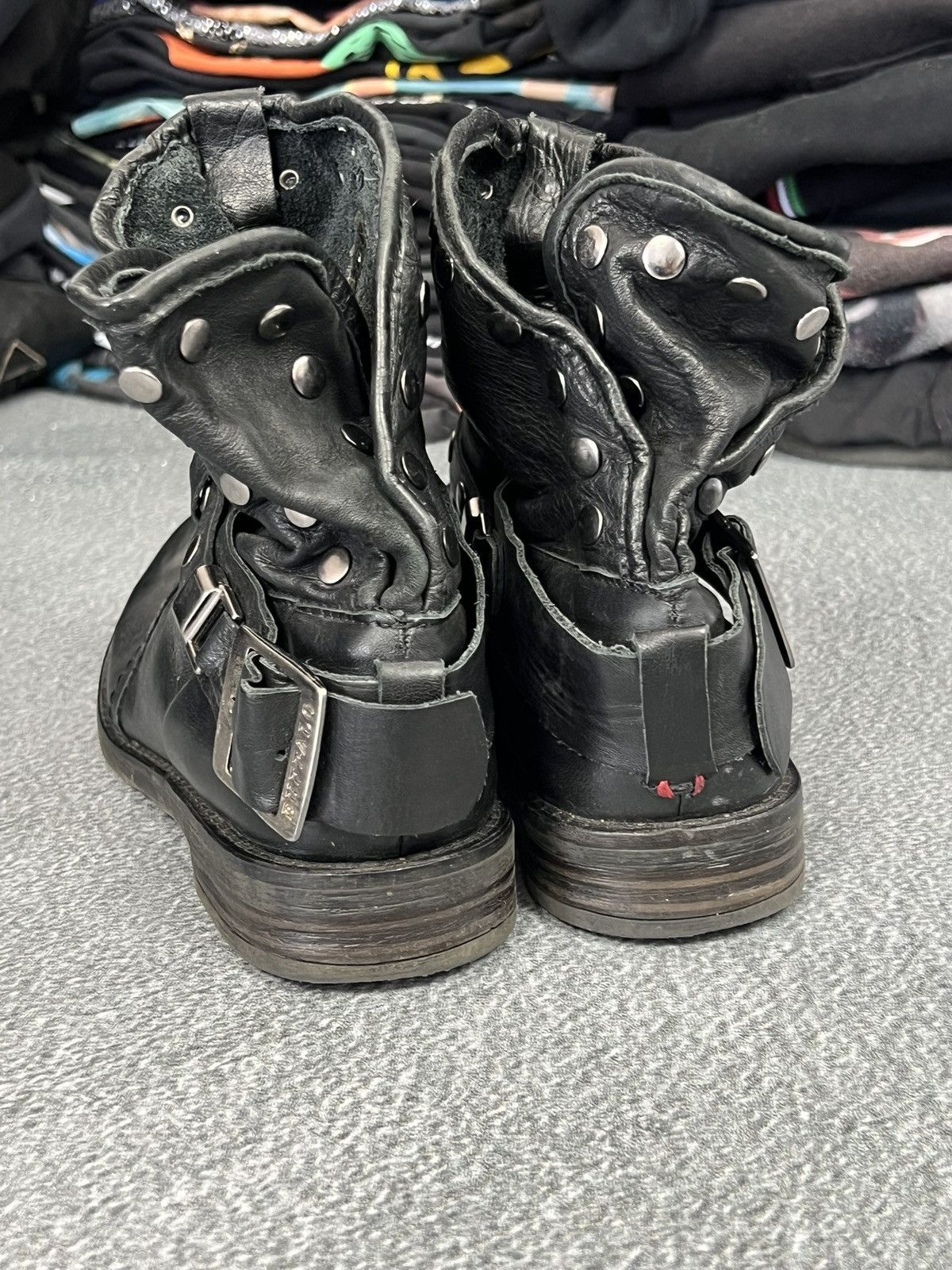 Buffalo London Buffalo Biker Leather Ankle Boots Avant Garde Japanese Size US 8 / IT 38 - 9 Thumbnail