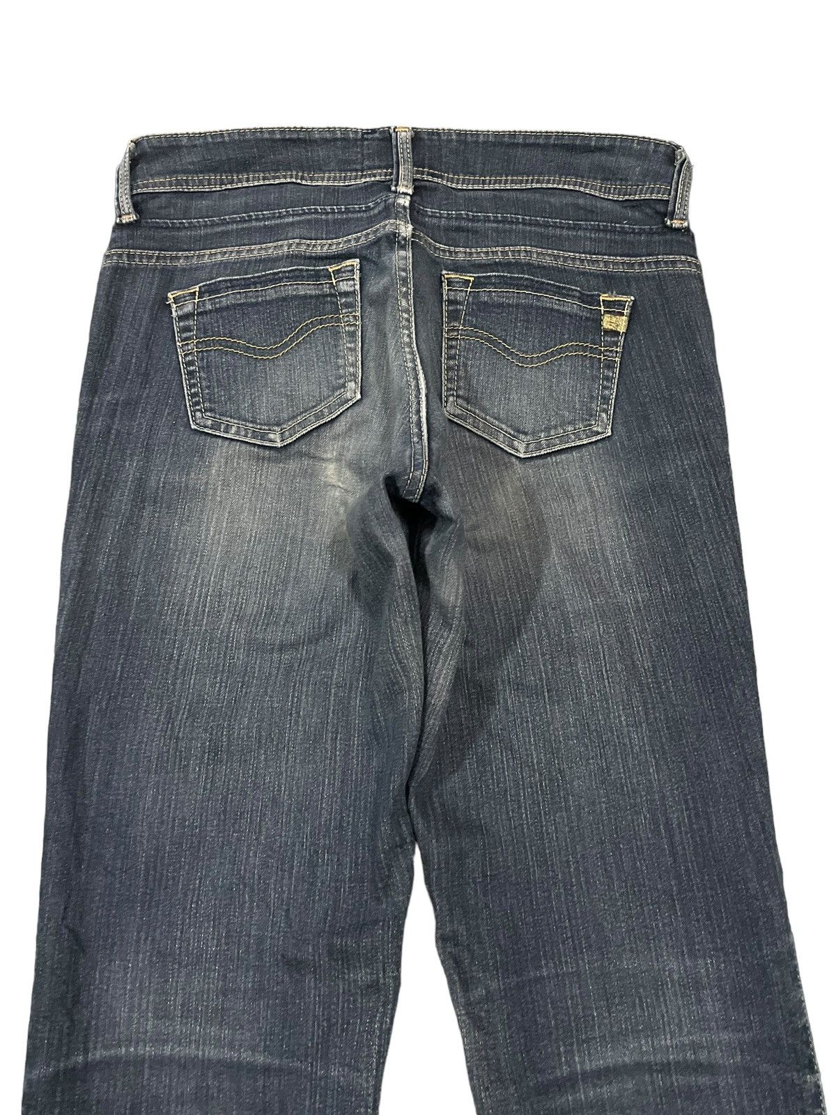 Mizra Jeans Kyoto Vintage Japanese Brand Wide Leg Style Fade Wash Flared Jeans Size 31" - 8 Thumbnail