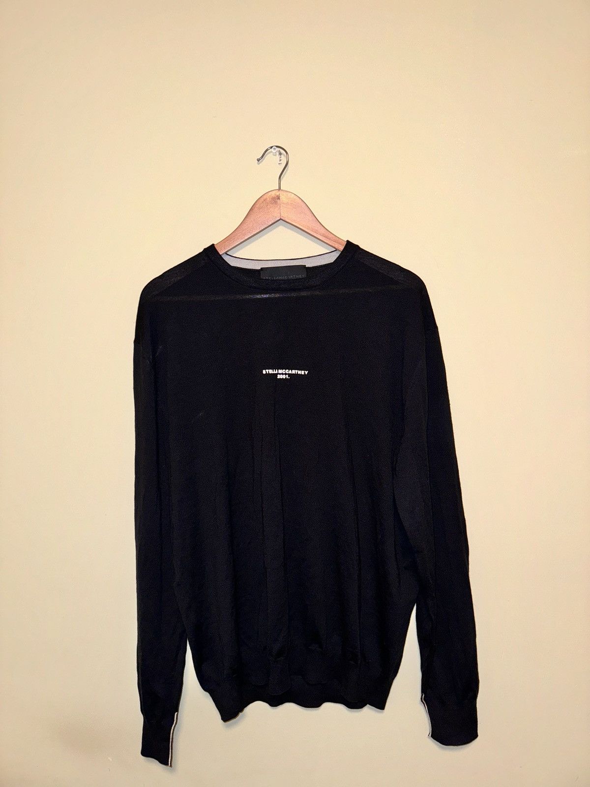 Stella McCartney STELLA MCCARTNEY Black ‘Stella 2001’ Sweater Size US XXL / EU 58 / 5 - 1 Thumbnail