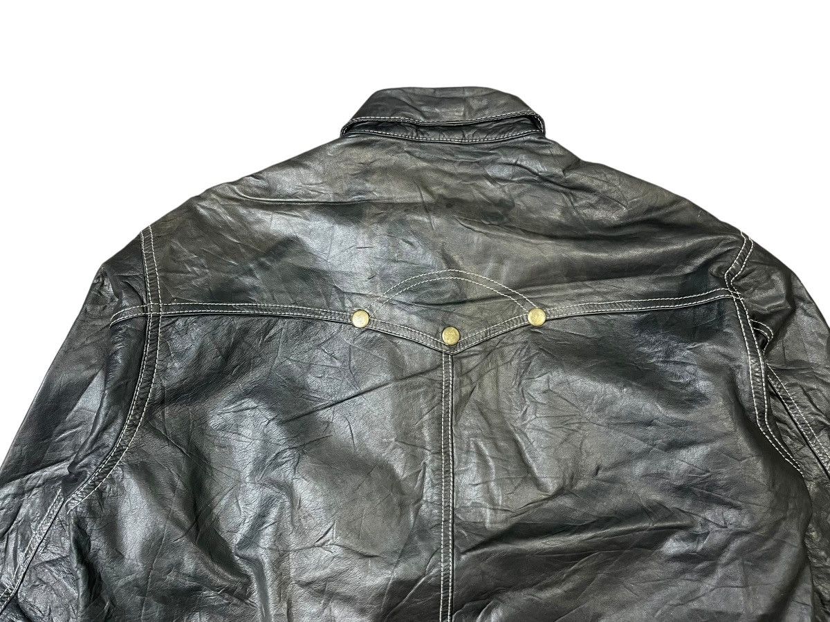 Leather Vintage Cowboy Leather Jacket Size US L / EU 52-54 / 3 - 6 Thumbnail