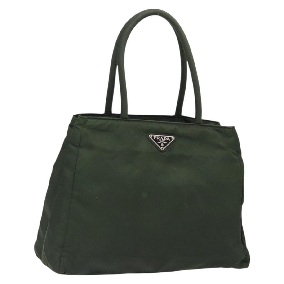 Prada PRADA Tote Bag Nylon Khaki Silver Size ONE SIZE - 1 Thumbnail