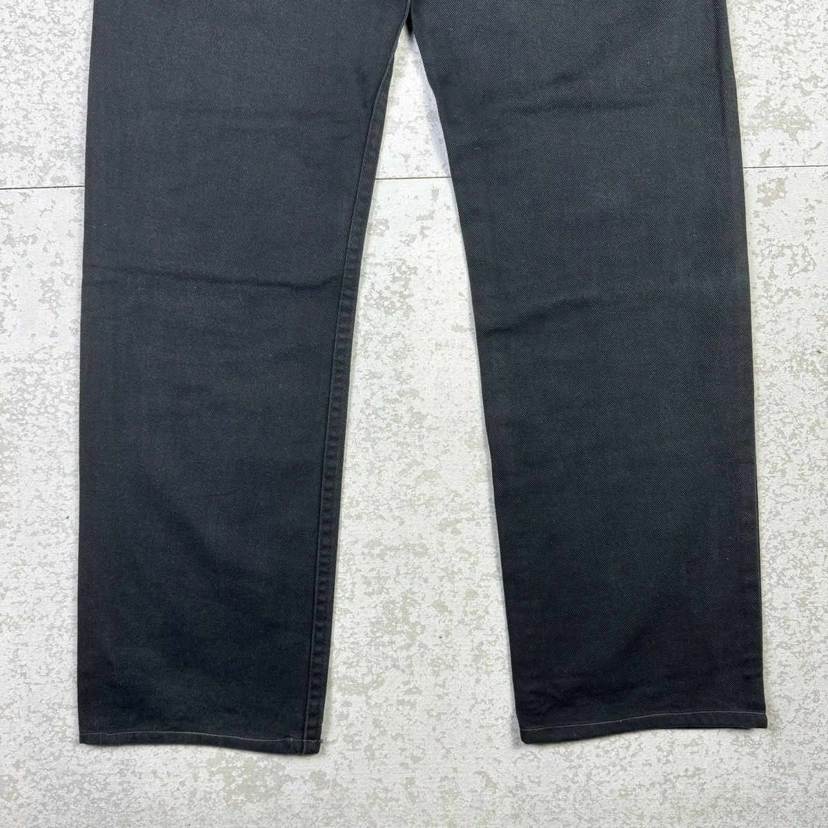 Levi's × Vintage 💥Vintage Levis 607 Orange Tab Super Black Denim Pant Size US 32 / EU 48 - 8 Thumbnail