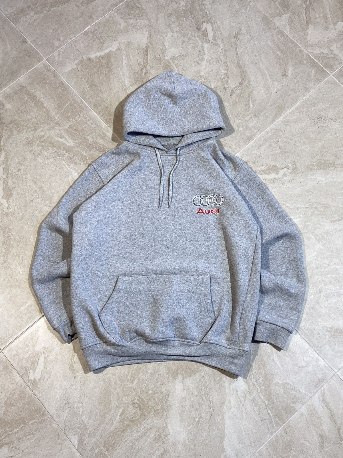 Audi Vintage 2000s Y2k Audi racing streetwear hype grey hoodie Size US M / EU 48-50 / 2 - 1 Thumbnail