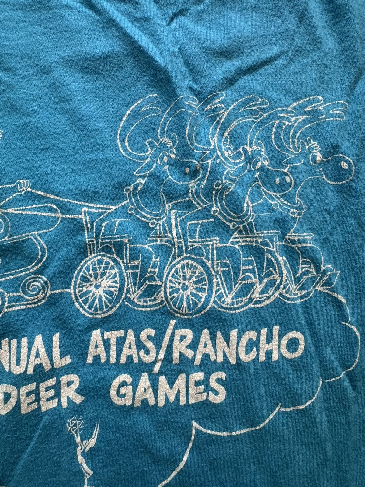 Other Parody Handicapped Wheelchair Reindeer Vintage T-Shirt Size US M / EU 48-50 / 2 - 10 Thumbnail