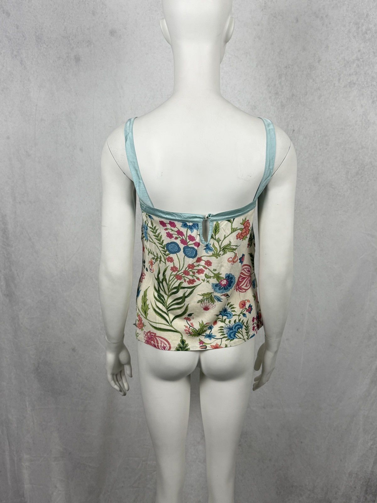 Dior Dior S/S2008 Floral Silk Flared Paneled Top Size M / US 6-8 / IT 42-44 - 5 Thumbnail