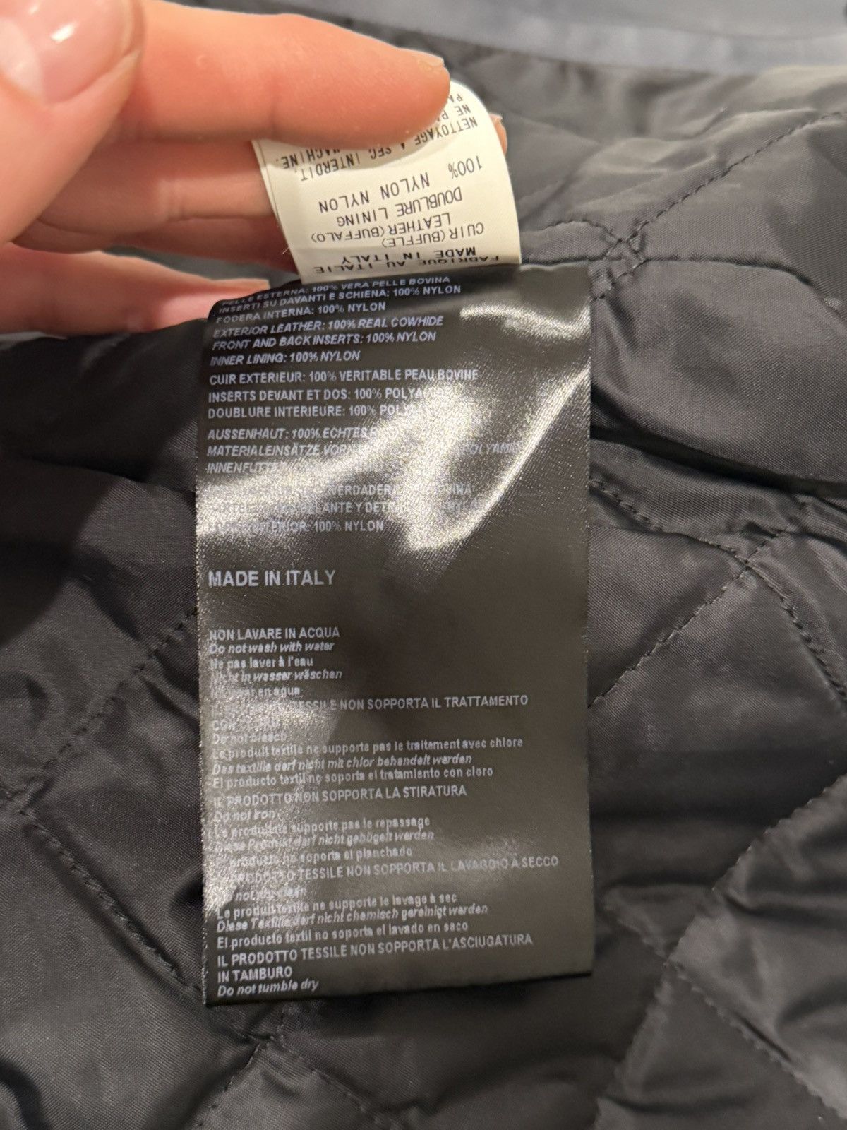 Yohji Yamamoto AW04 Y’s x Dianese Metro Moto Split Leather Racer Jckt Size US XXS / EU 40 - 23 Thumbnail