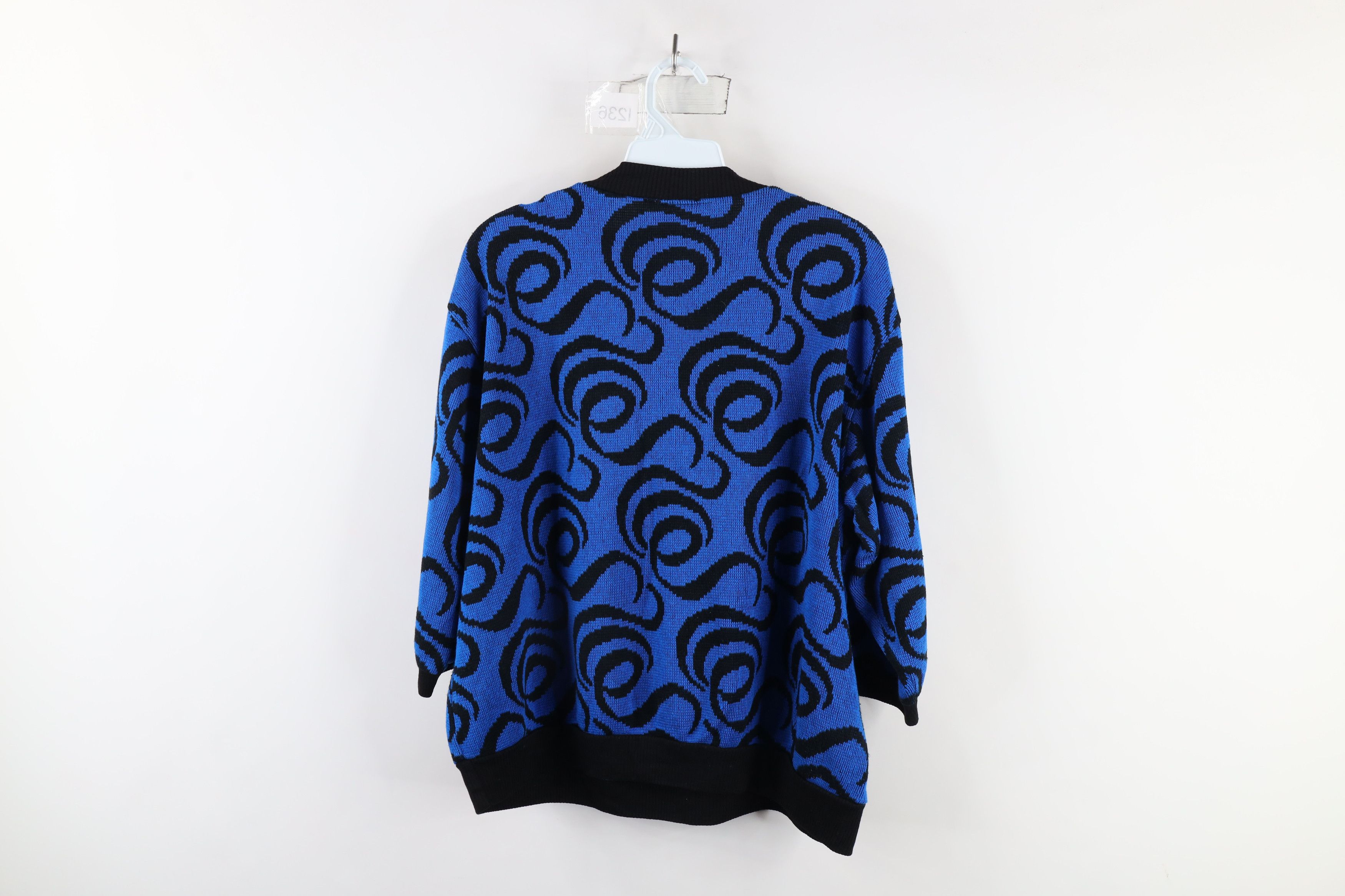 Vintage Vintage 90s Streetwear Half Sleeve Knit Henley Sweater USA Size L / US 10 / IT 46 - 9 Thumbnail