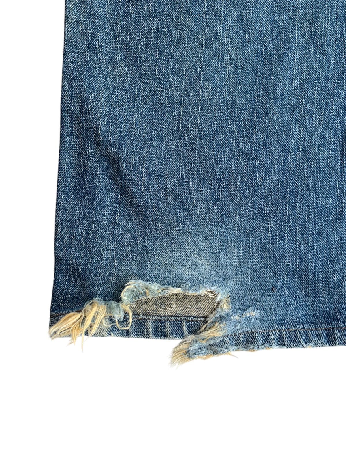 Edwin × Kapital × Vintage VINTAGE EDWIN 505 SELVEDGE RUSTY DISTRESSED DENIM Size US 30 / EU 46 - 23 Thumbnail