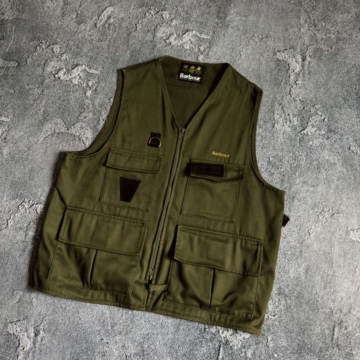 Barbour Barbour Classic Vest Colour Khaki Vintage Size L-XL Size US XL / EU 56 / 4 - 2 Thumbnail