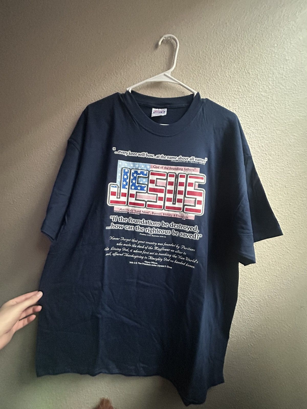 Hanes Vintage 1998 USA Jesus Beefy Hanes XL Size US XL / EU 56 / 4 - 1 Thumbnail