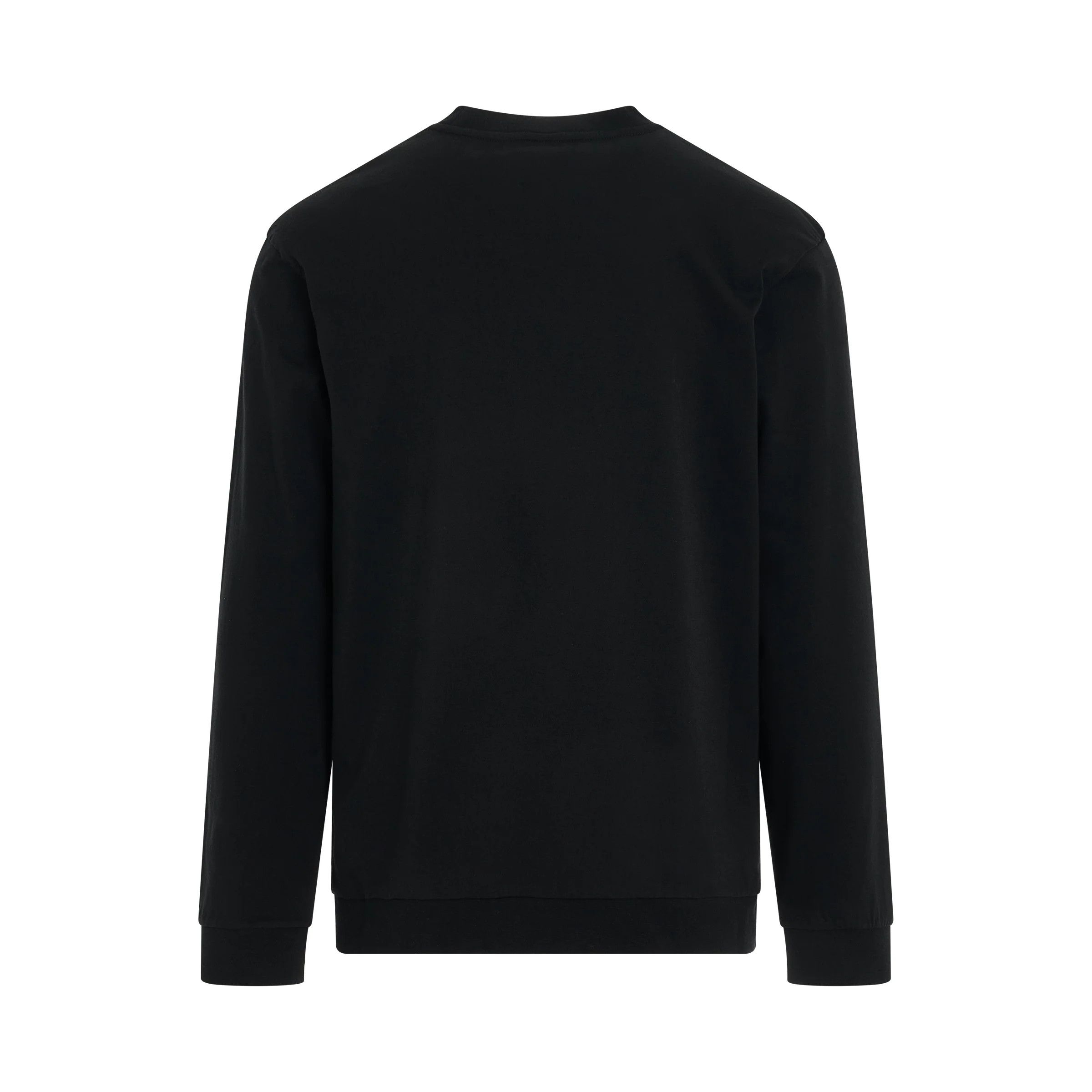 WE11DONE o1mris0824 Angel Print Sweatshirt in Black Size US S / EU 44-46 / 1 - 4 Thumbnail