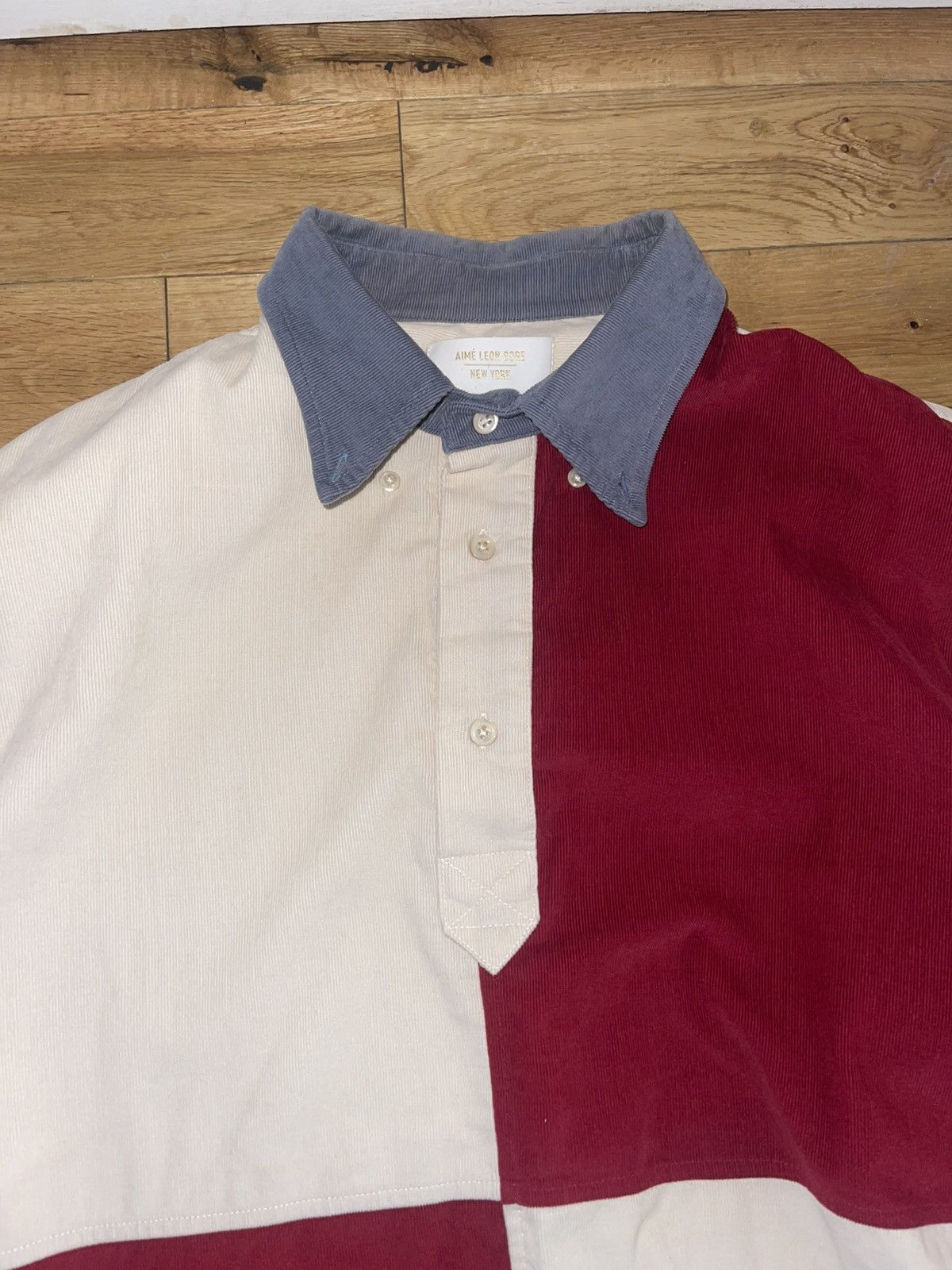 Aime Leon Dore Aime Leon Dore Shirt Color Block Size US XL / EU 56 / 4 - 2 Thumbnail