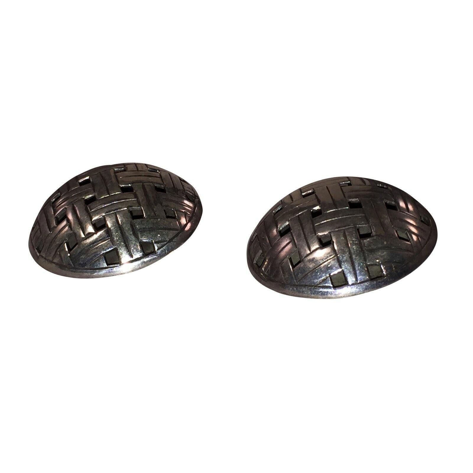 John Hardy John Hardy Large Dome Woven Sterling Earrings Size ONE SIZE - 4 Thumbnail