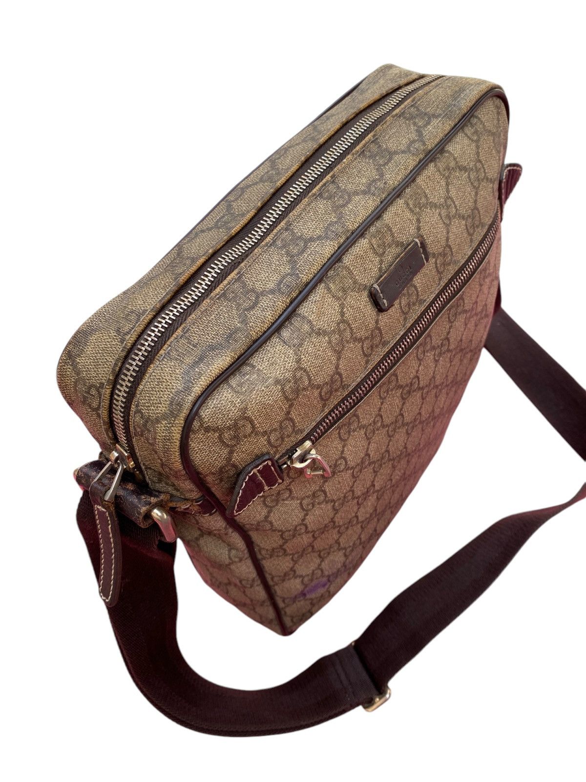 Gucci × Vintage Gucci GG Plus PVC Leather Shoulder Bag Size ONE SIZE - 4 Thumbnail
