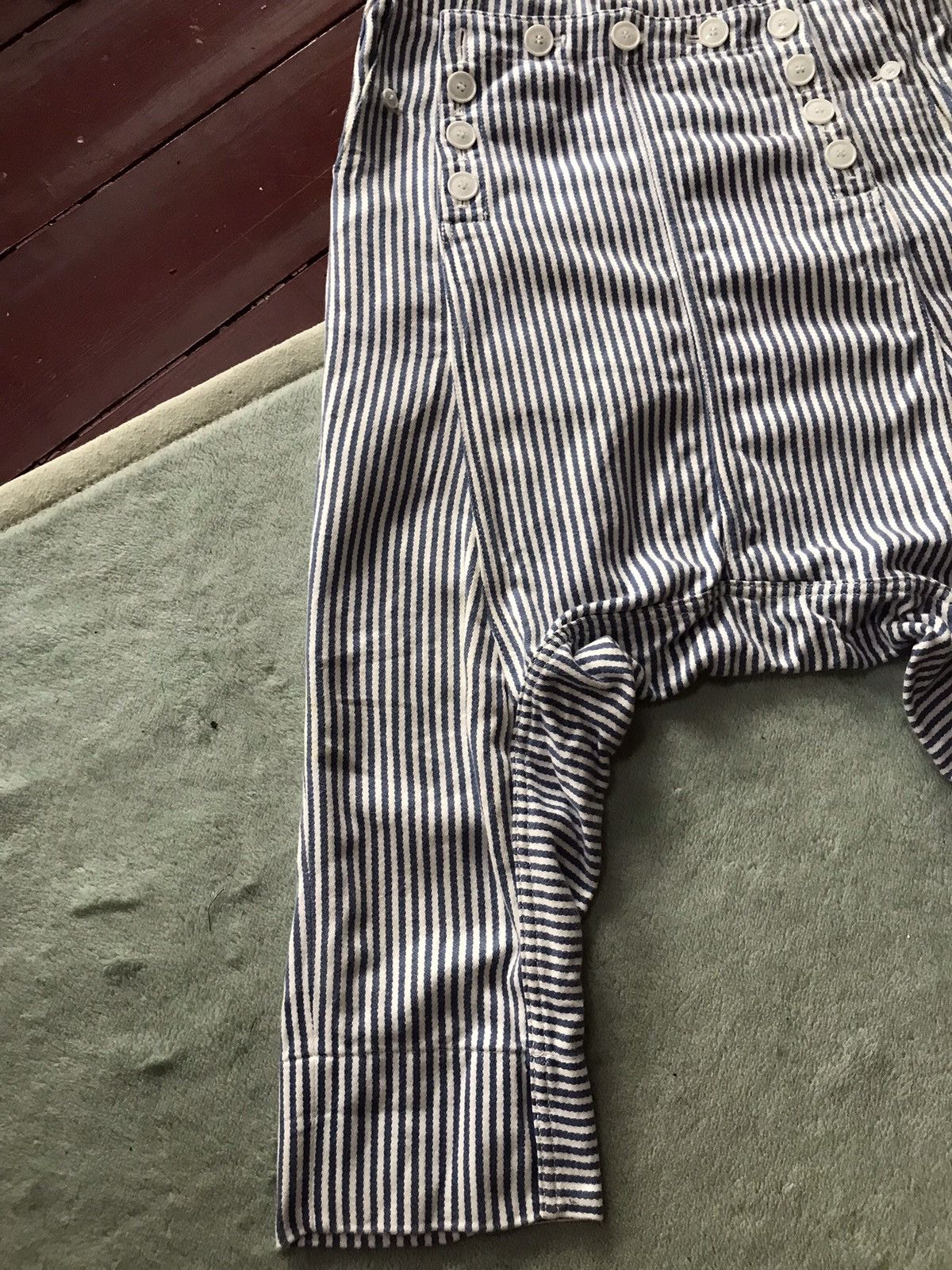 Issey Miyake × Ne-Net Rare Ne-Net Hickory Unique Pants Size 30" / US 8 / IT 44 - 3 Thumbnail