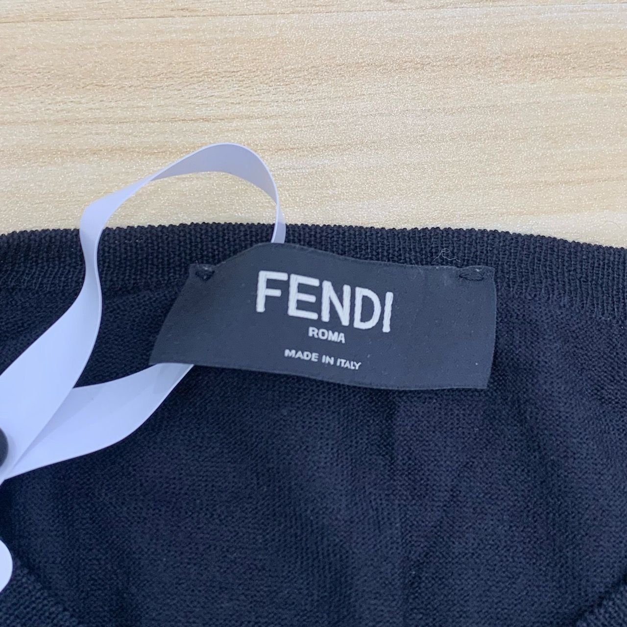 Fendi Fendi Black Little Monster Round-Neck Knit Sweater Size 46 L Size US S / EU 44-46 / 1 - 2 Thumbnail