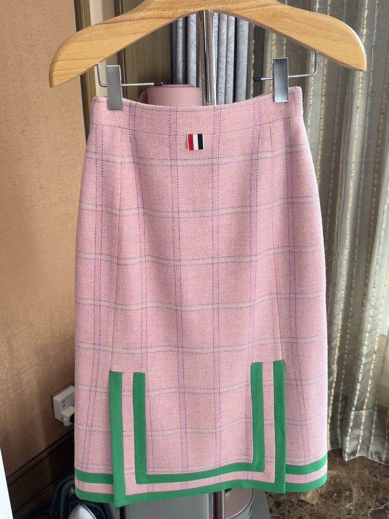 Thom Browne Thom Browne Autumn/winter pink wool dress Size 26" / US 2 / IT 38 - 2 Thumbnail