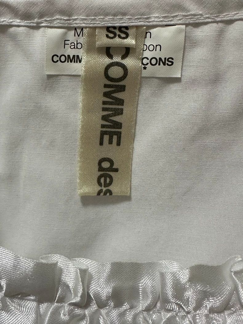Comme des Garcons Comme Des Garcons White pure cotton lace pleated dress 2506 Size S / US 4 / IT 40 - 4 Thumbnail