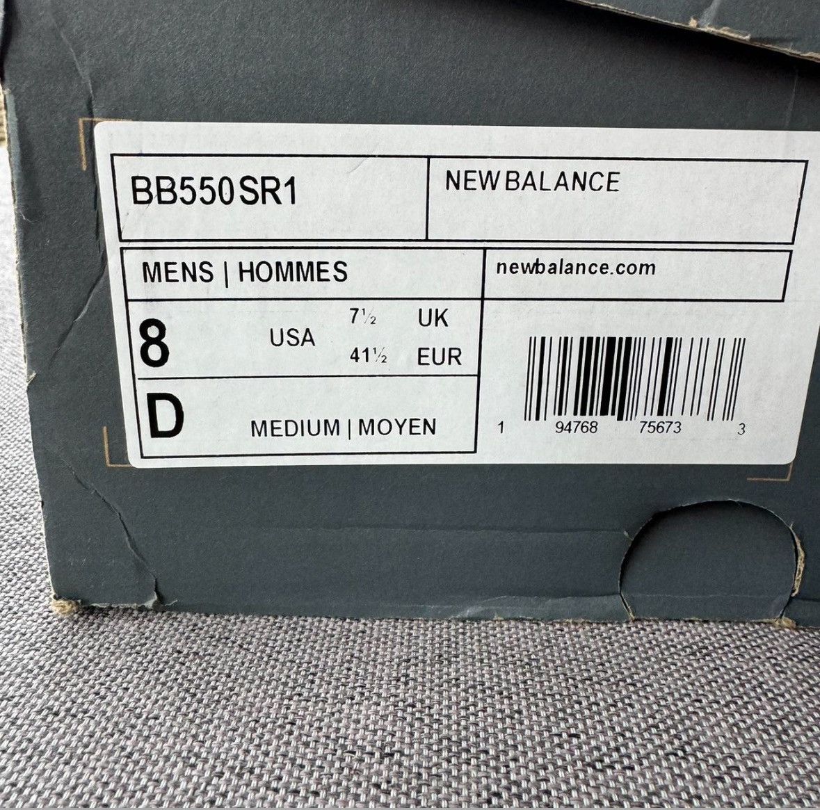 New Balance New Balance 550 Shadow Colorway Size 8 men’s Size US 8 / EU 41 - 8 Thumbnail