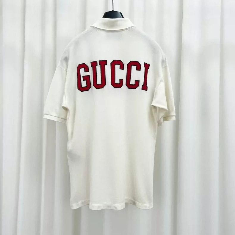 Gucci Gucci Embroidered Logo Polo Short Sleeve Shirt-2506 Size US XS / EU 42 / 0 - 2 Thumbnail