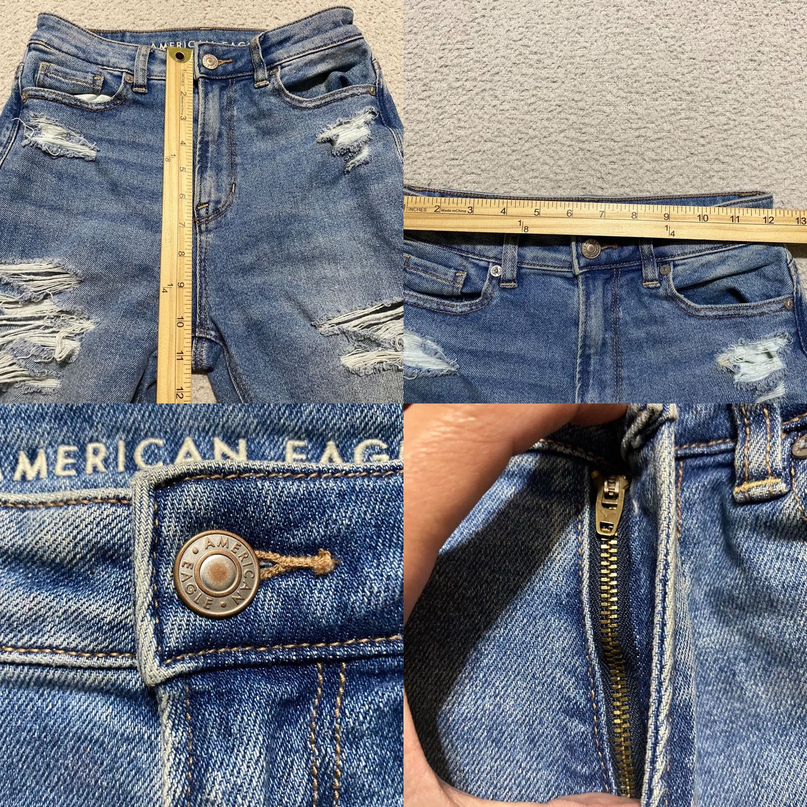American Eagle Outfitters Item Specifications: Closure: Button, Zip Size 24" / US 00 / IT 34 - 8 Thumbnail