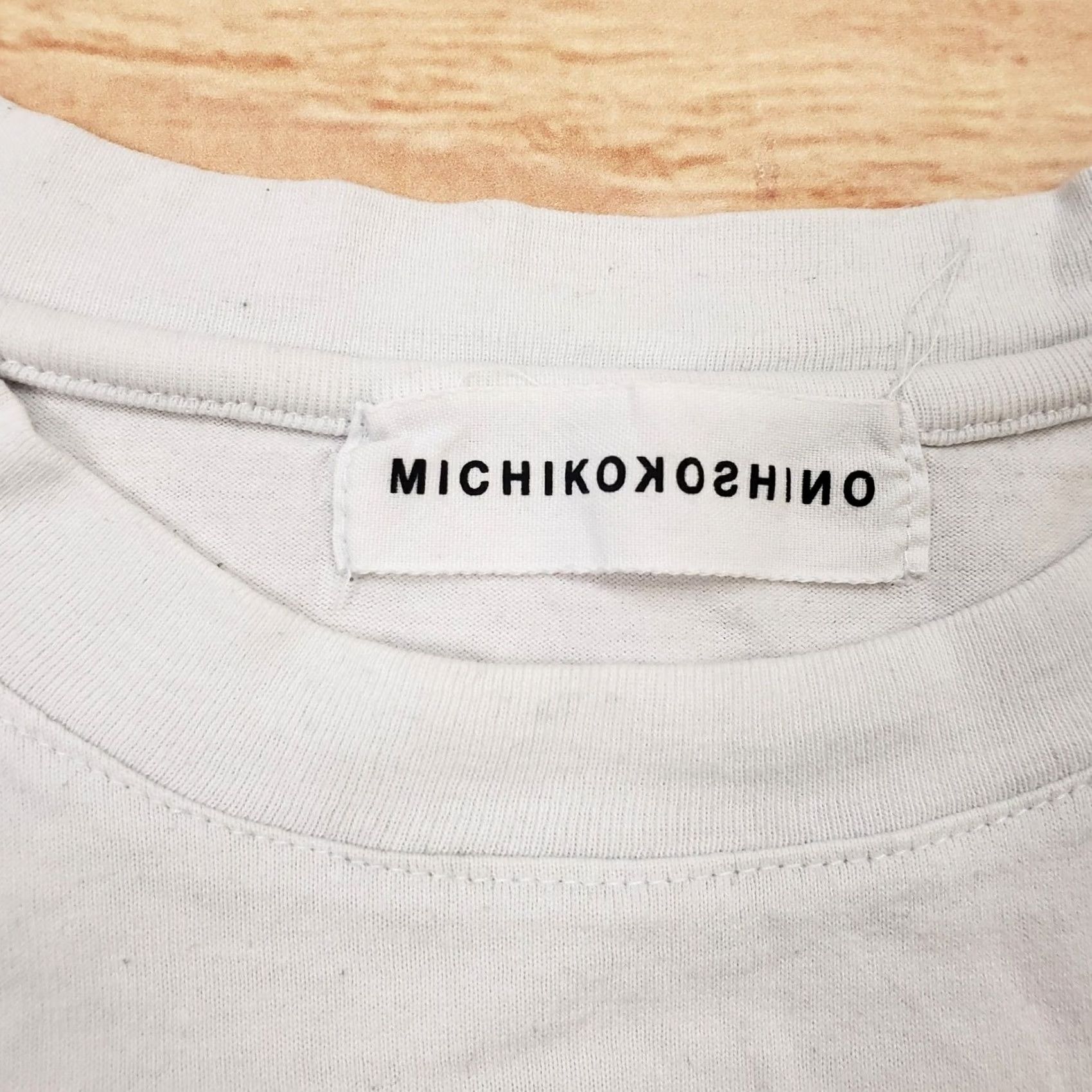 Michiko Koshino Michiko Koshino Shirt Mens Large White Cotton Streetwear Made in Japan Size US L / EU 52-54 / 3 - 4 Thumbnail