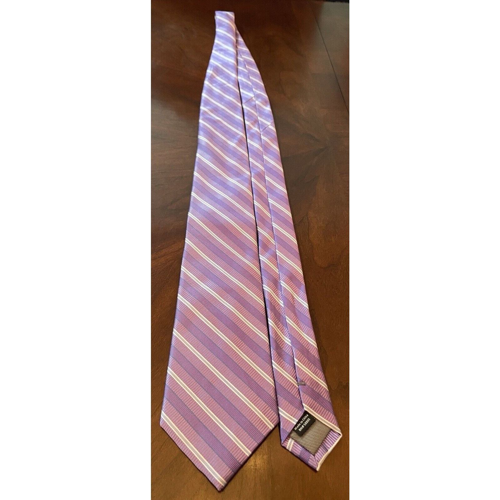 Other Rochester Purple Blue 100% Silk Made In China Long Size ONE SIZE - 3 Thumbnail