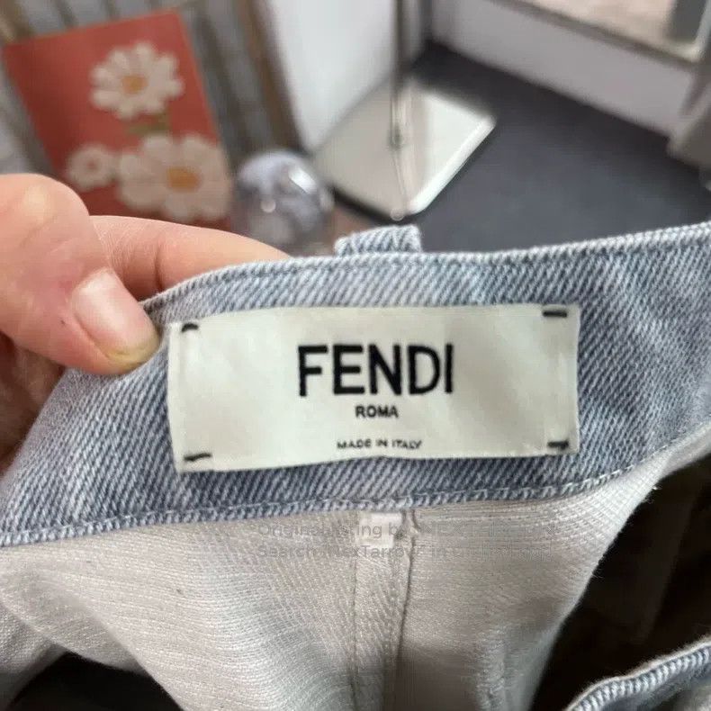 Fendi Fendi Blue denim jeans Size 25" / US 0 / IT 36 - 3 Thumbnail
