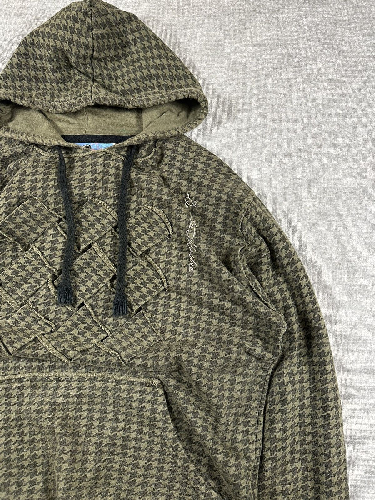 Other De Puta Madre 69 Distressed Check Hoodie Size US S / EU 44-46 / 1 - 2 Thumbnail
