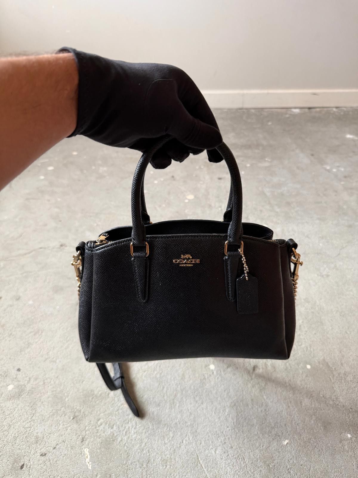 Coach Coach 2Way Mini Sage Carryall Shoulder Bag Black Size ONE SIZE - 5 Thumbnail