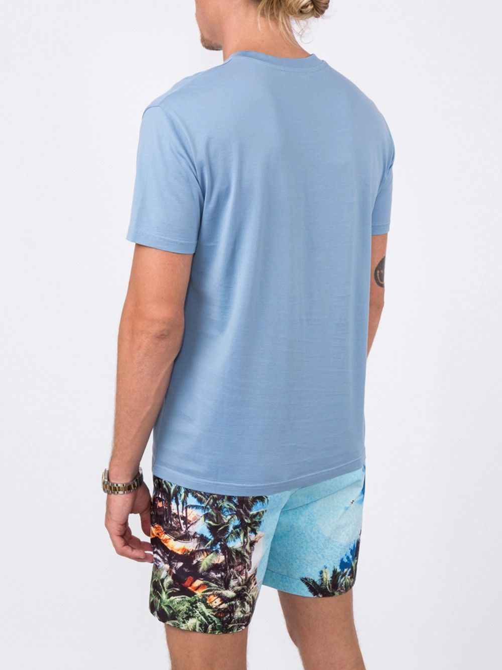 Givenchy Blue Rainbow Signature Logo T-Shirt Size US S / EU 44-46 / 1 - 4 Thumbnail