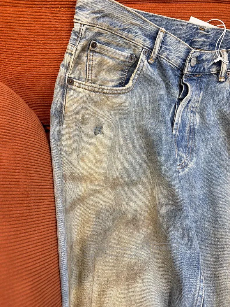 Acne Studios Acne Studios SS23 Denim series dirty mud-dyed ripped distr Size US 32 / EU 48 - 3 Thumbnail