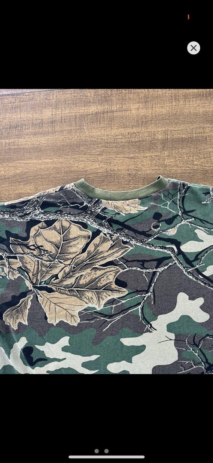 Vintage Vintage 90’s Real Tree Camo T-Shirt Size US L / EU 52-54 / 3 - 3 Thumbnail