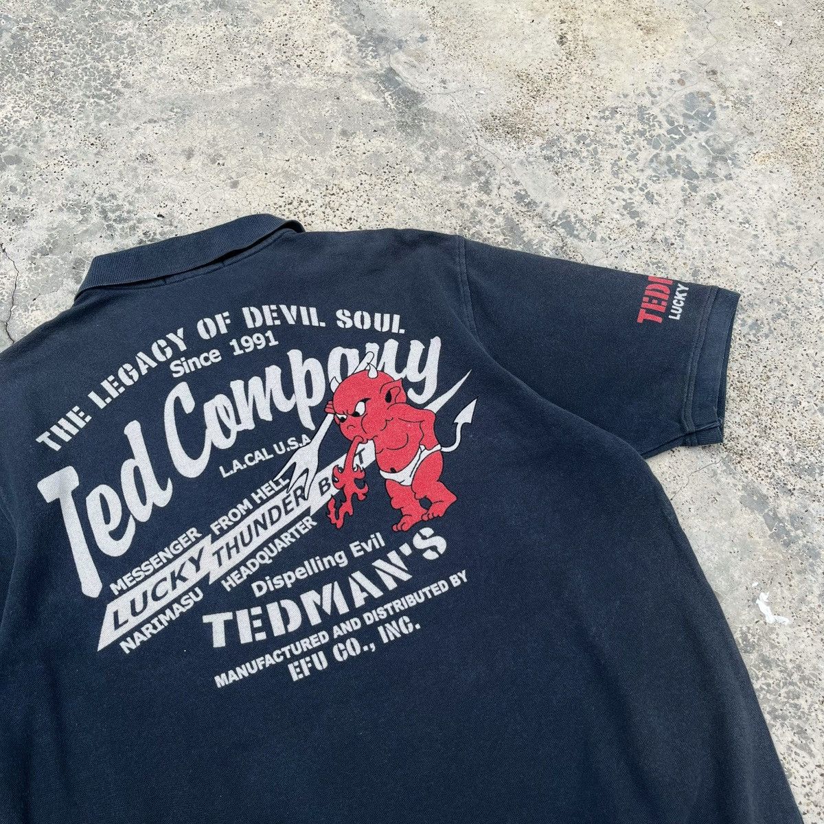 Tedman Tedman Ted Company Japanese Brand Nice Devil Print Out Size US L / EU 52-54 / 3 - 3 Thumbnail