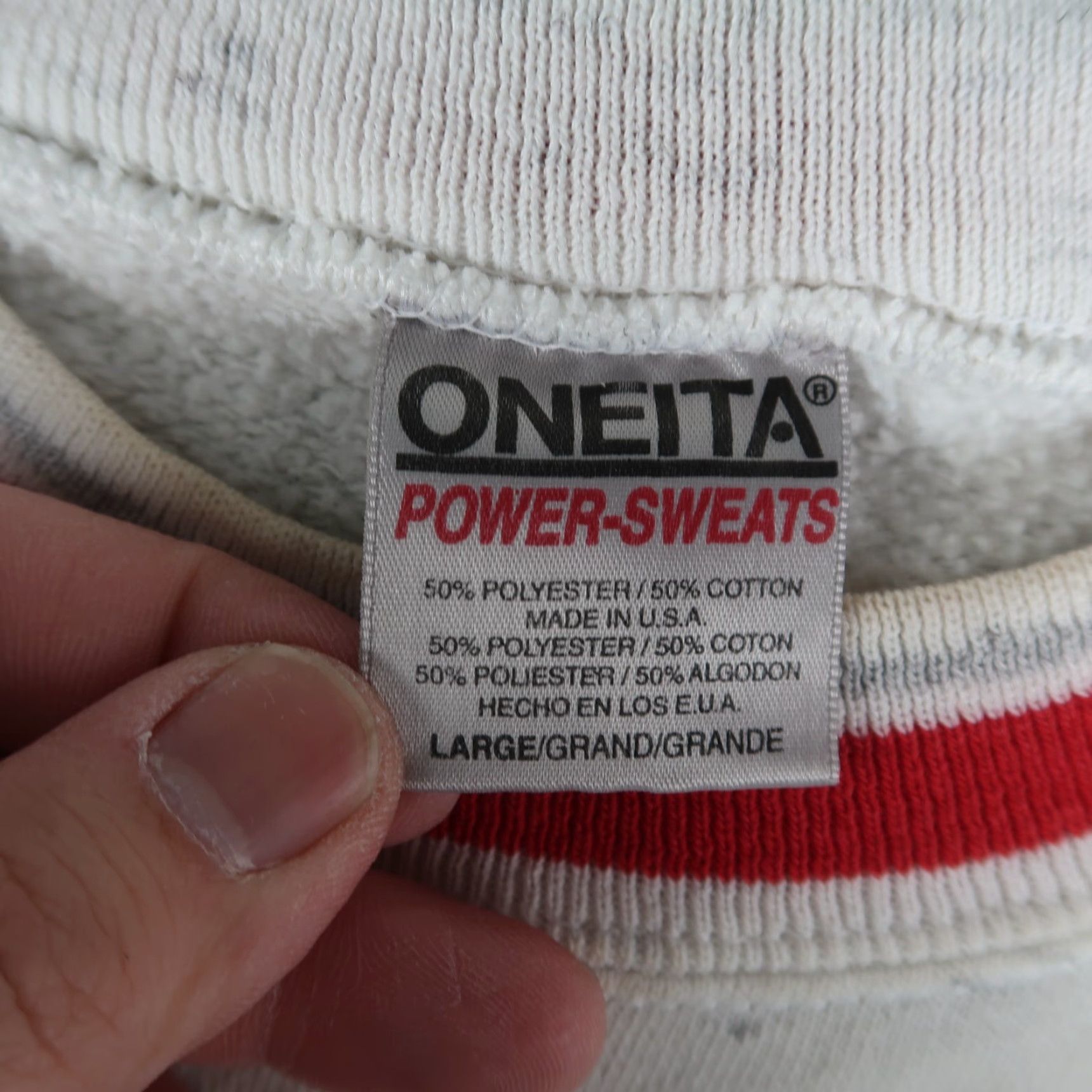 Vintage VINTAGE 90s Tech Computer Vertical Newton System Crewneck Sweatshirt L Gray Cotton Blend Logo Men Shirt/Good condition Size US L / EU 52-54 / 3 - 5 Thumbnail