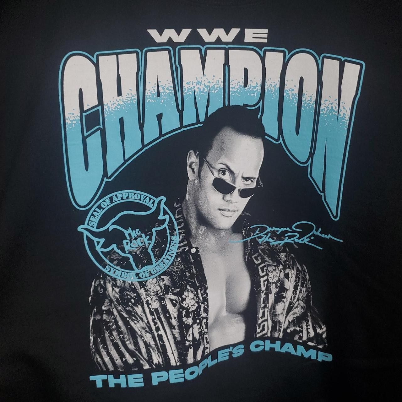 Band Tees × WWE × WWF WWE The Rock Champion Sweatshirt Large Size US L / EU 52-54 / 3 - 2 Thumbnail