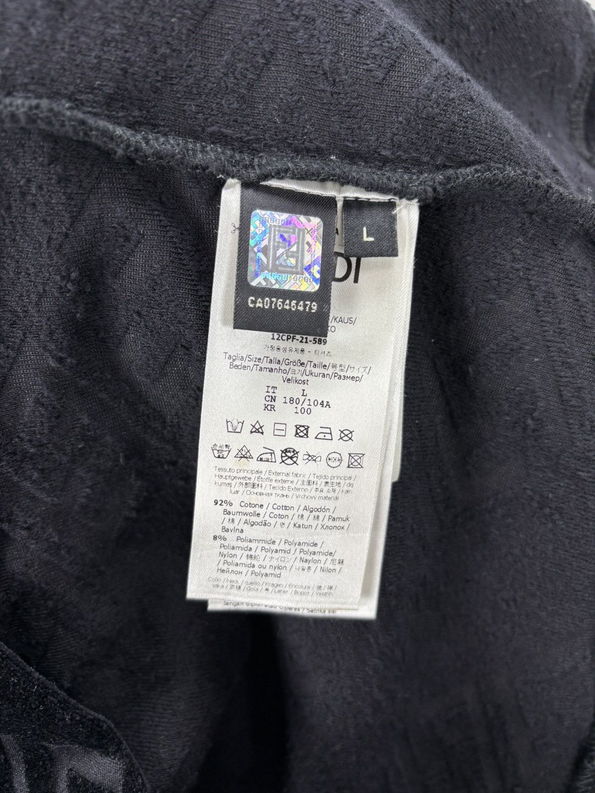Fendi Mens corduroy t shirt monogram FENDI Size L Color Black Size US L / EU 52-54 / 3 - 14 Thumbnail