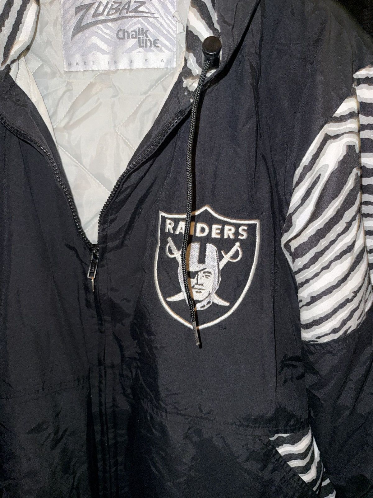 Zubaz Vintage Zubaz Raiders Jacket Large Size US L / EU 52-54 / 3 - 3 Thumbnail