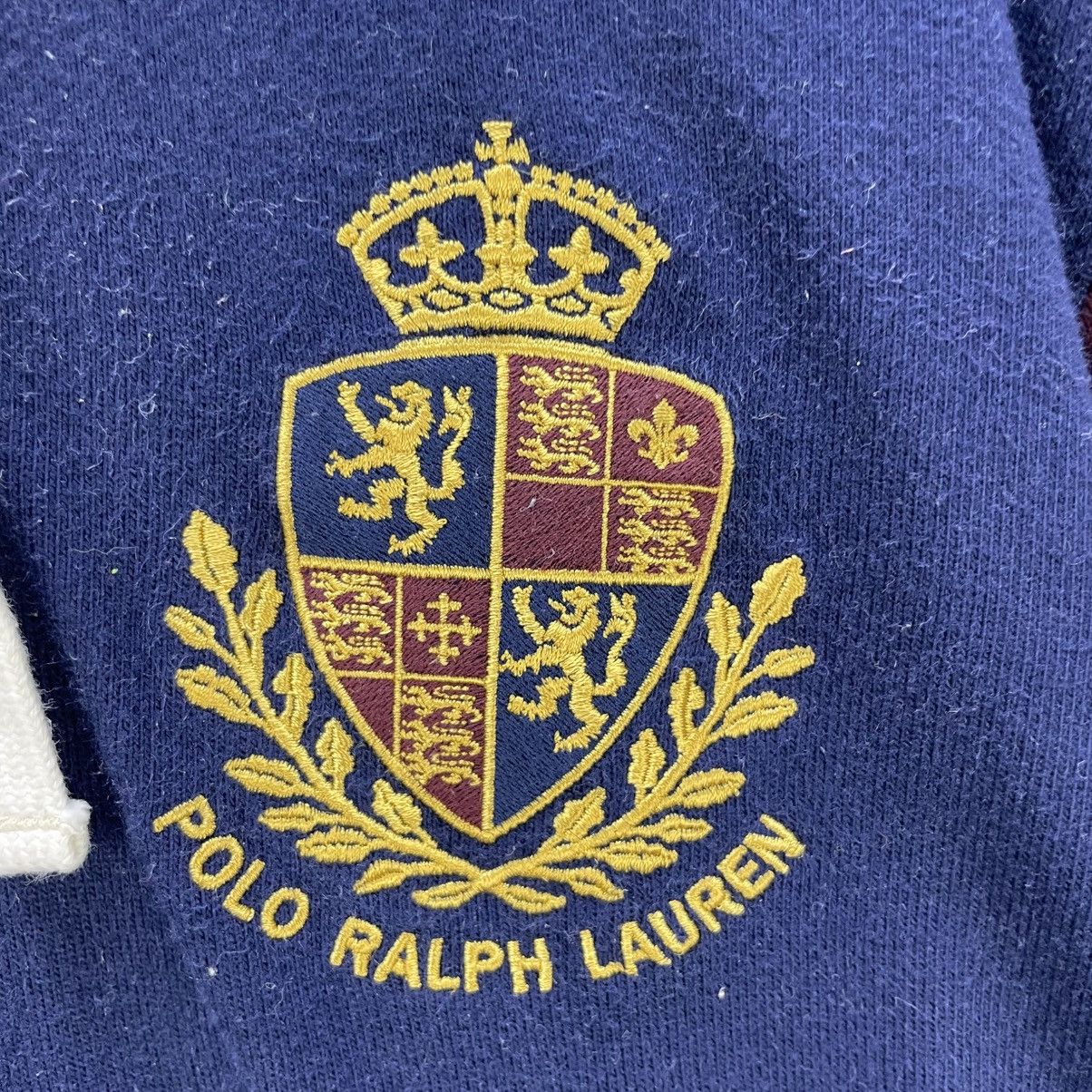 Polo Ralph Lauren 💥 Vintage 90's Polo Ralph Lauren Rugby Number 3 Multicolour Size US M / EU 48-50 / 2 - 8 Thumbnail