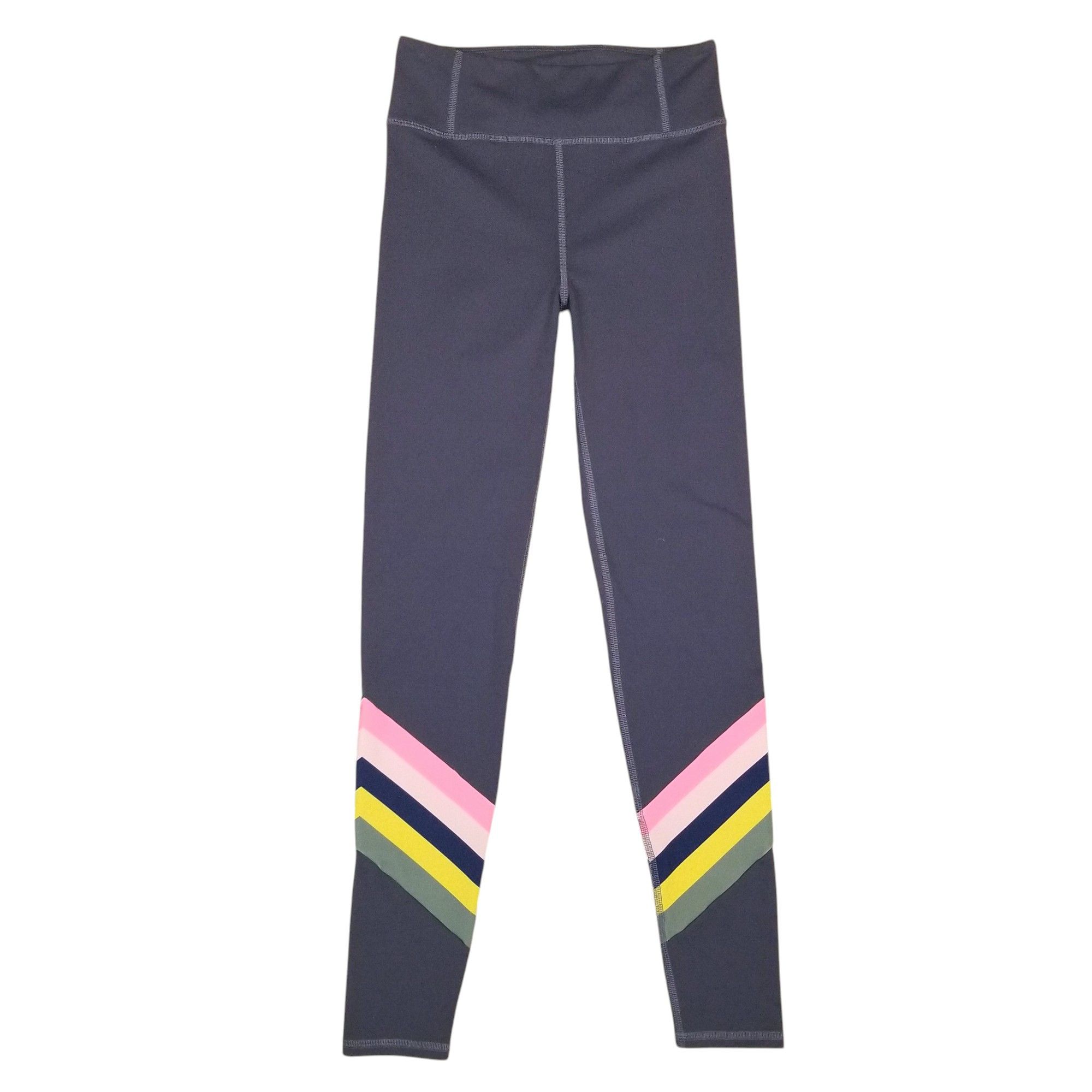 Boden High Waisted Active Leggings Diagonal Rainbow Size 27" / US 4 / IT 40 - 1 Thumbnail