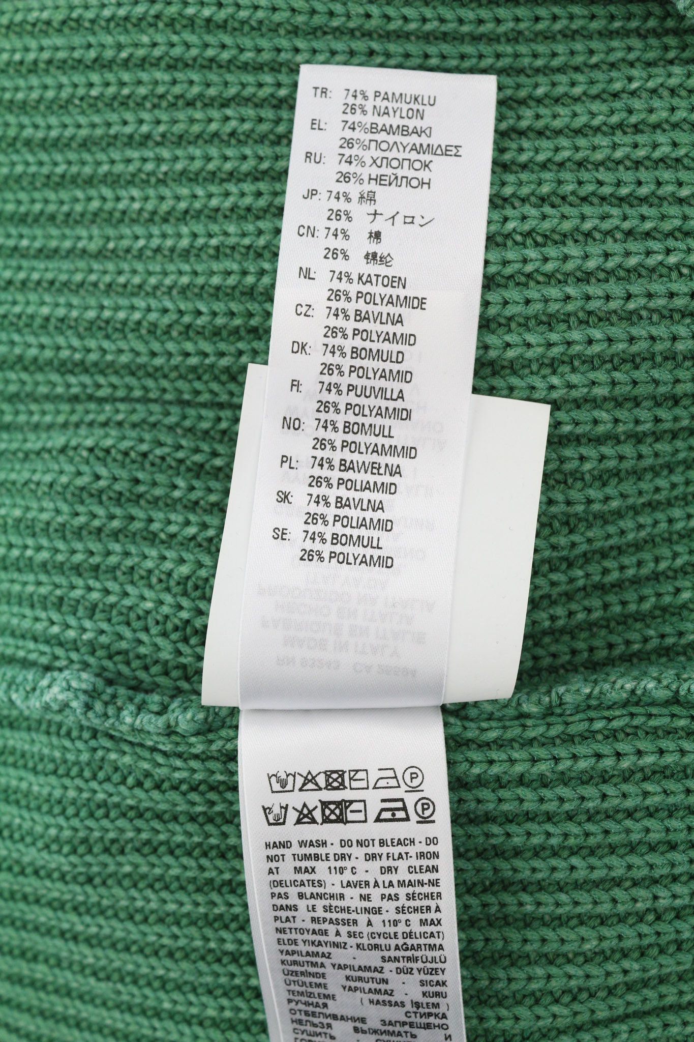 Diesel K-KENTUCKY L Washed Crew Knit Green Jumper 40146 Size US L / EU 52-54 / 3 - 11 Thumbnail