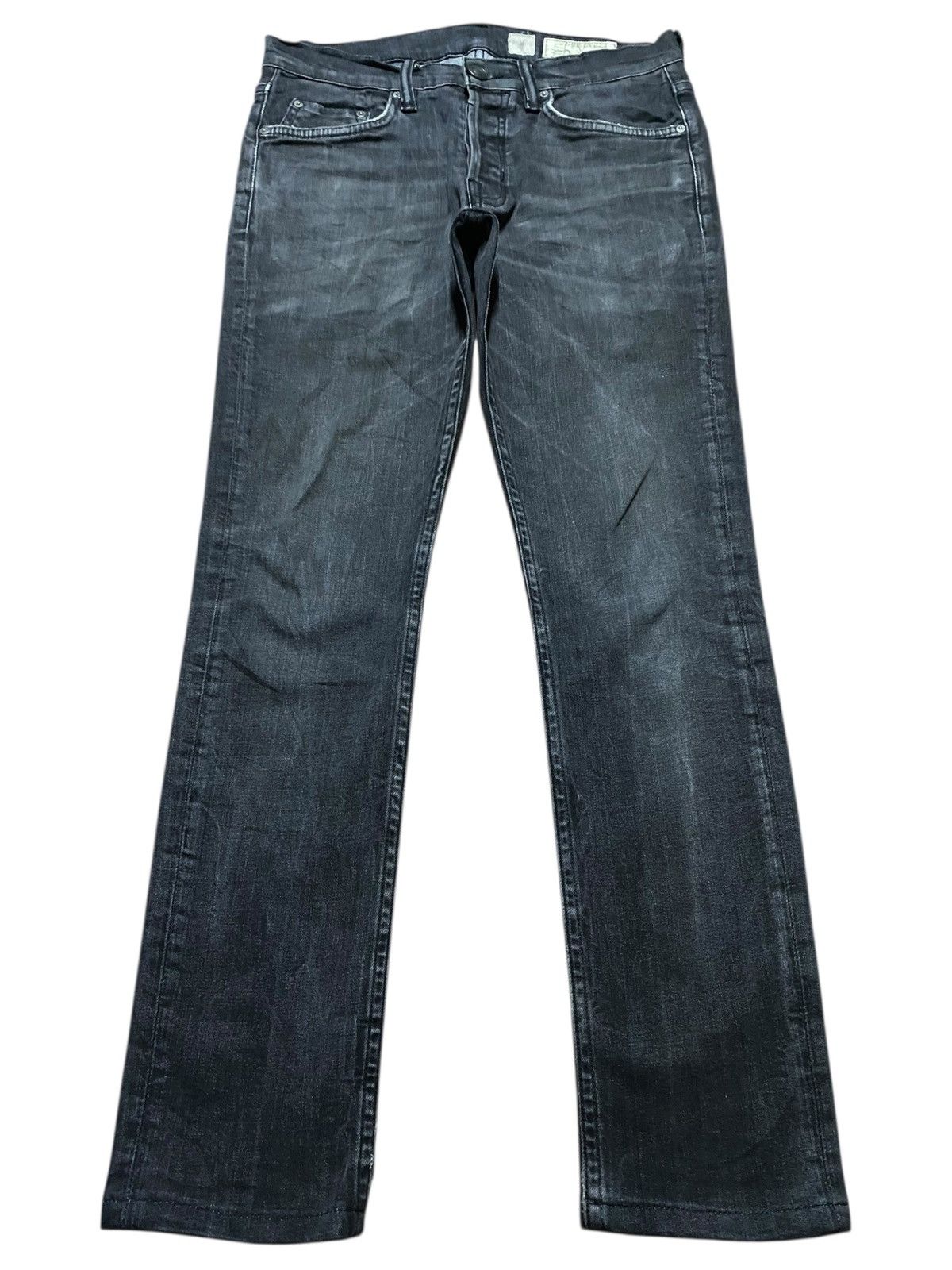 Allsaints Vintage Allsaint Spitalfields Black Denim skinny Jeans Size US 28 / EU 44 - 1 Thumbnail